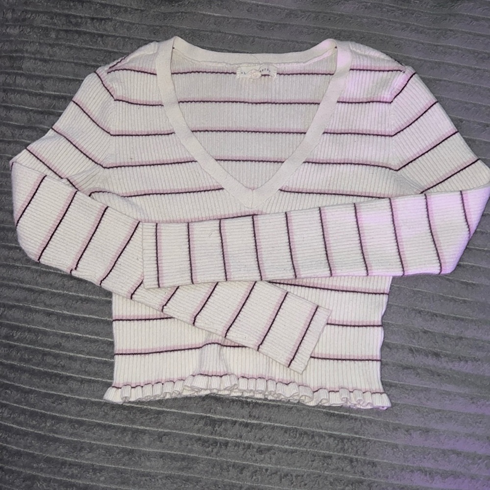L.A. Hearts long sleeve crop top